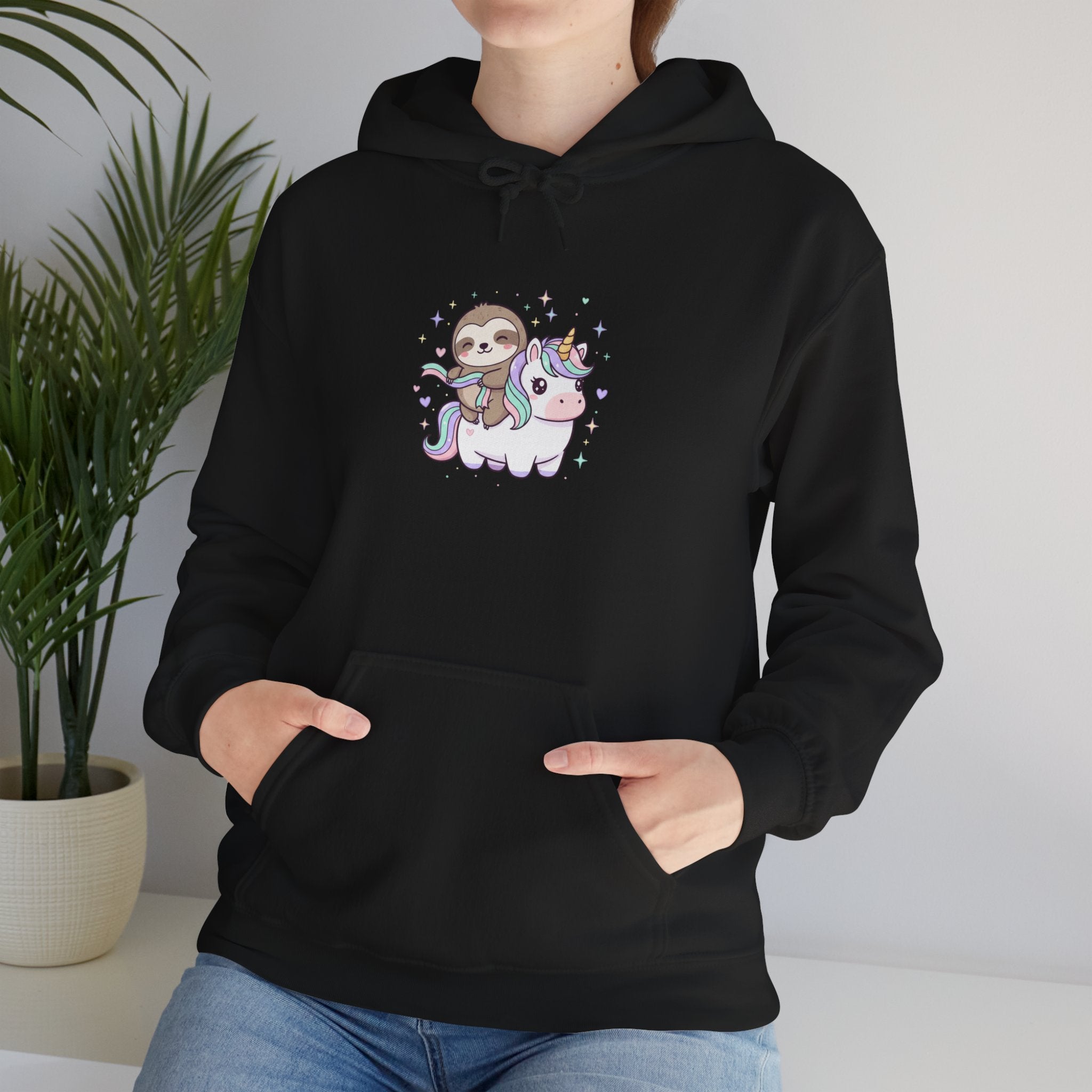 Hoodie "Slothicorn" — Faultier X Einhorn