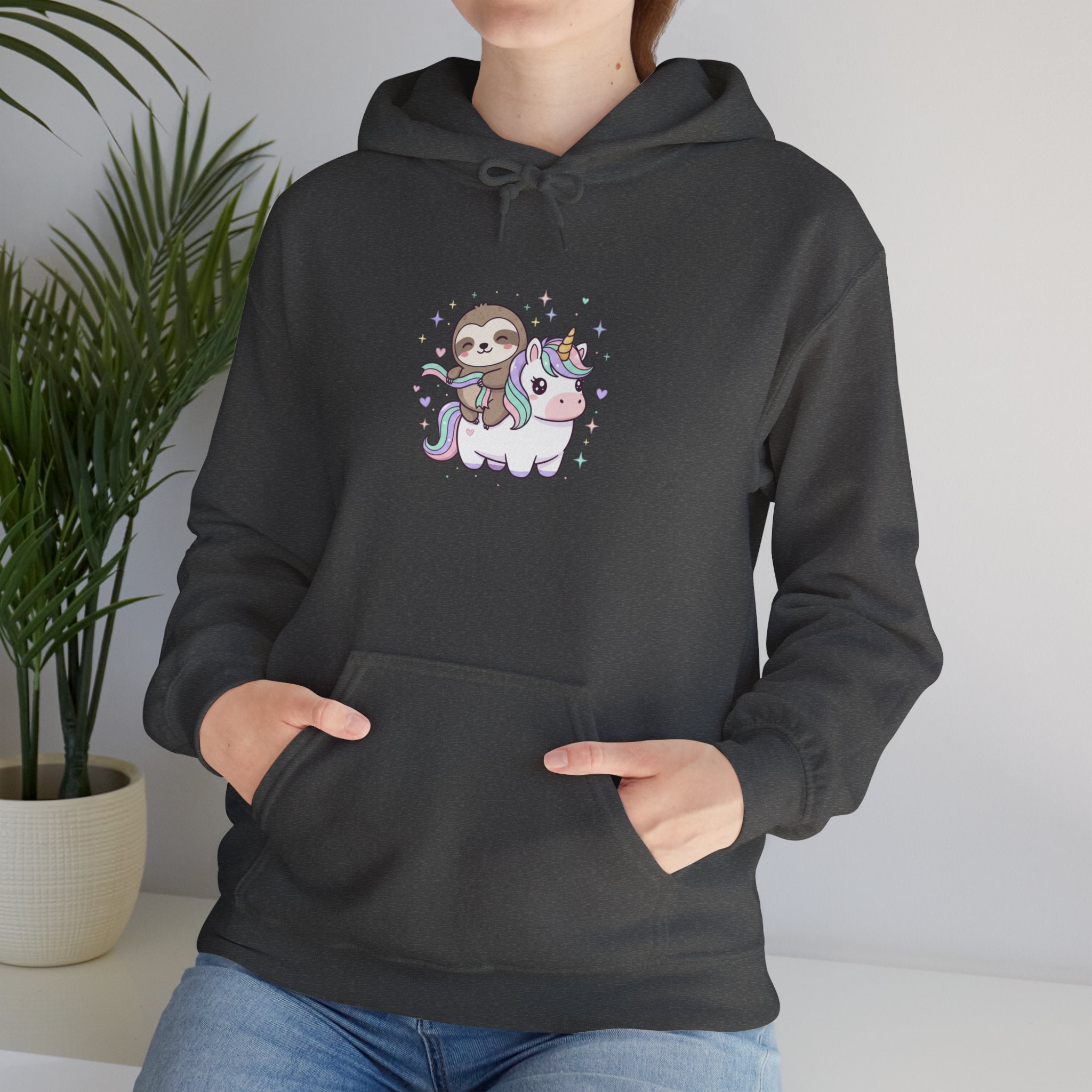 Hoodie "Slothicorn" — Faultier X Einhorn