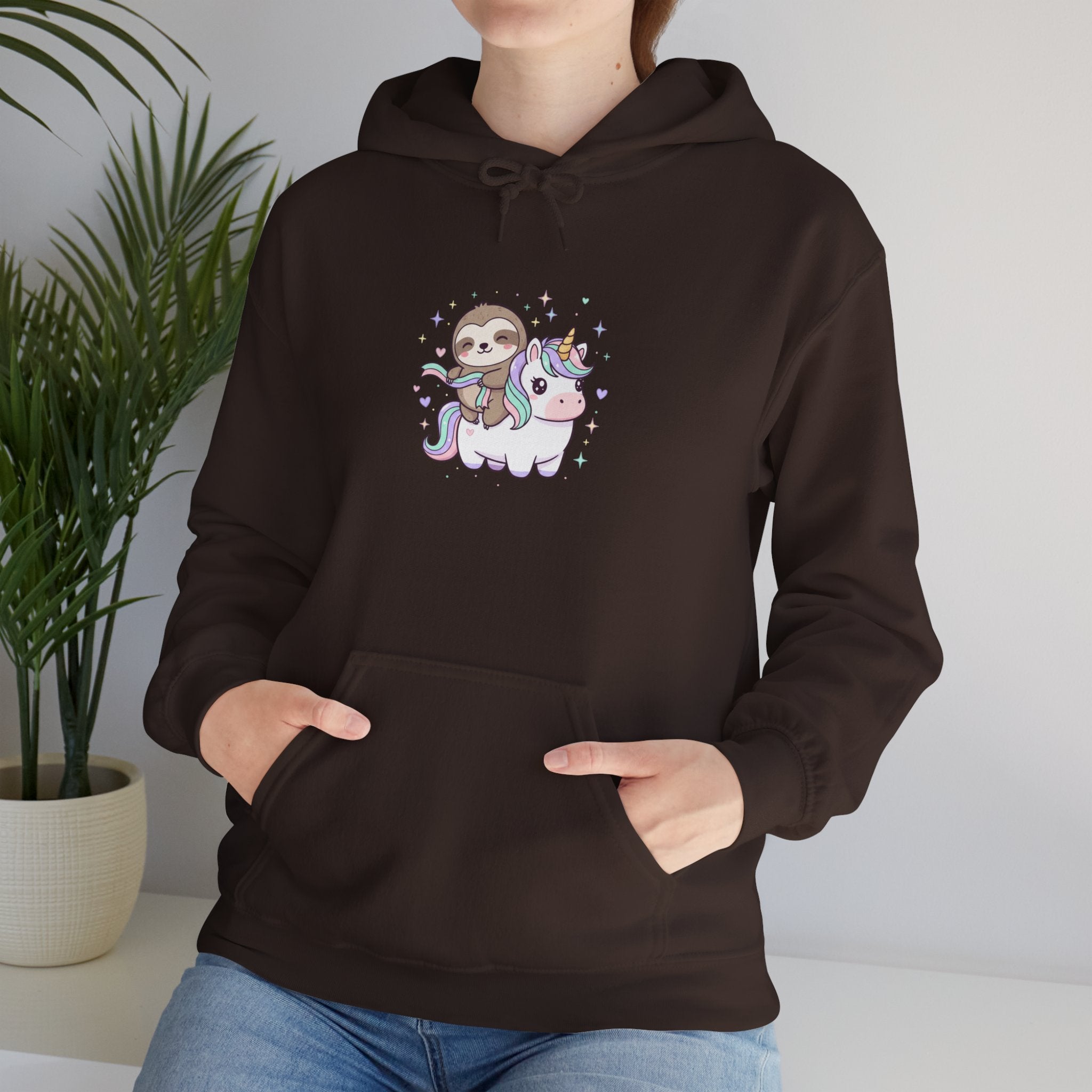 Hoodie "Slothicorn" — Faultier X Einhorn