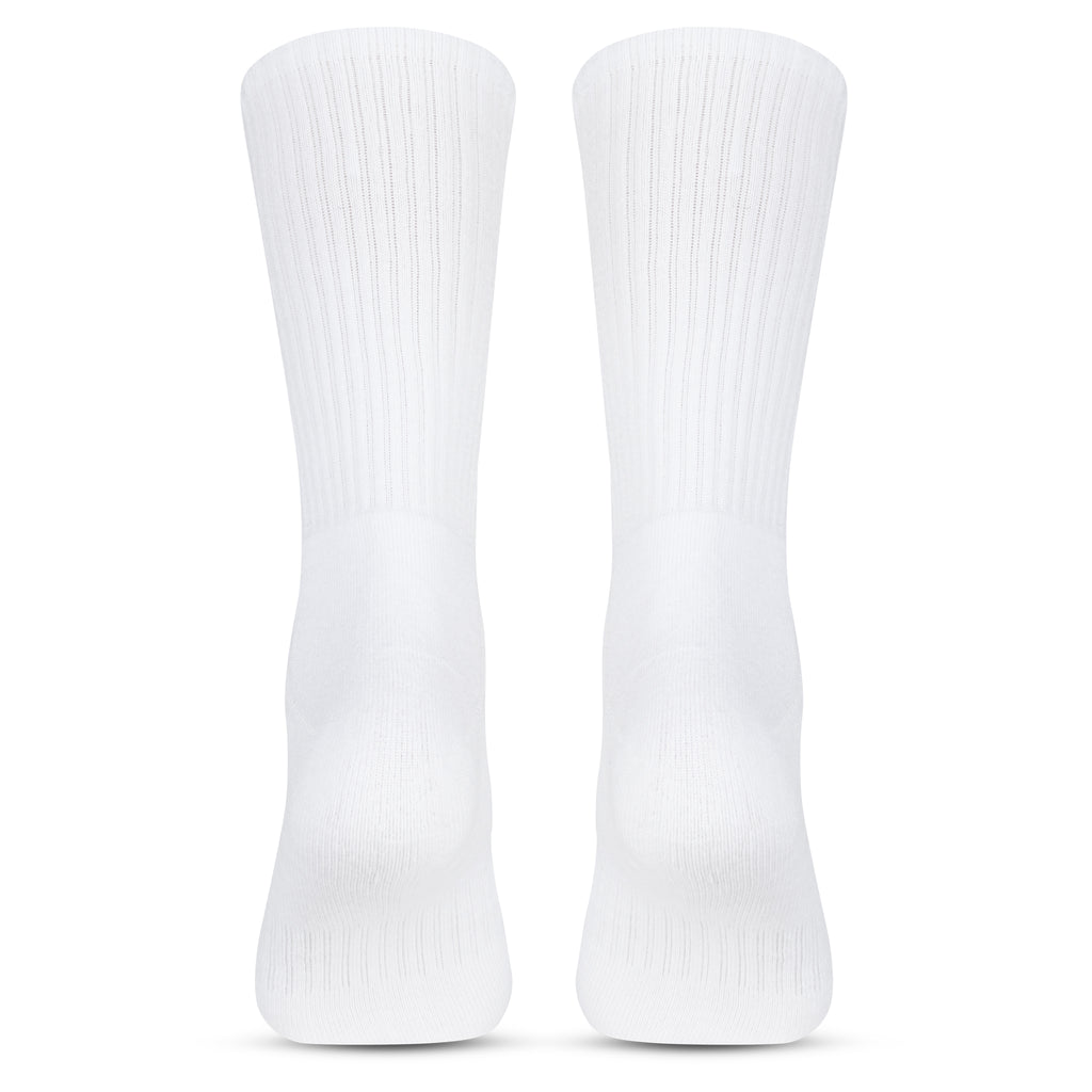 Sport Socken Crew Style - weiß - (6 Paar) - 78 % Baumwolle