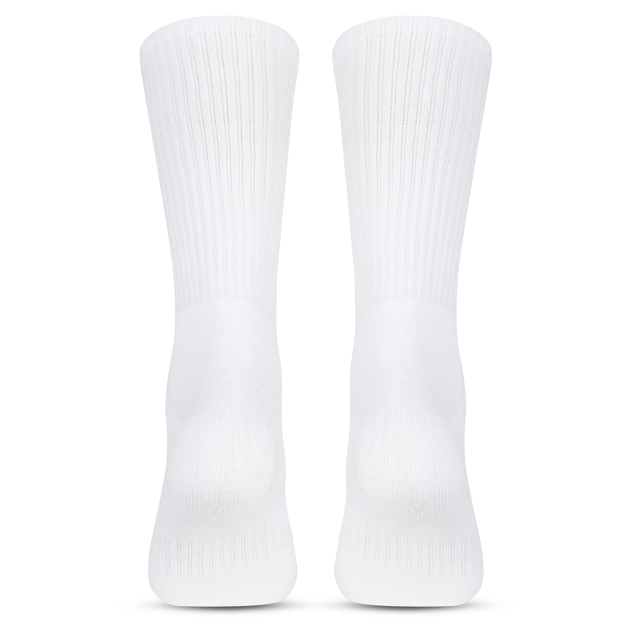 Sport Socken Crew Style - weiß - (6 Paar) - 78 % Baumwolle